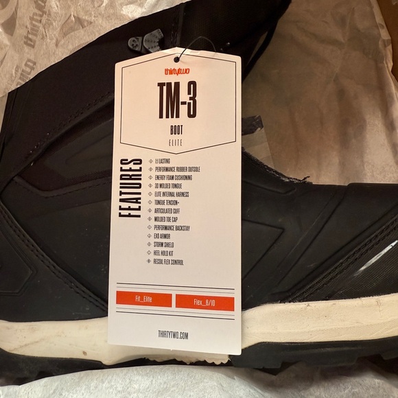 Thirtytwo Men’s TM-3 elite Snowboard lace Boots - Picture 5 of 5